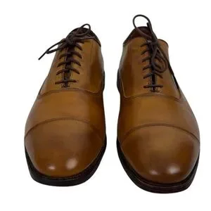 Allen Edmonds PARK AVENUE Mens Leather Cap Toe Oxfords 11 EEE 3E Brown Casual Allen Edmonds Park Avenue Cap-toe Oxford Dress Shoes  main image 3